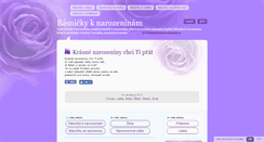 Desktop Screenshot of basnickyknarozeninam.cz
